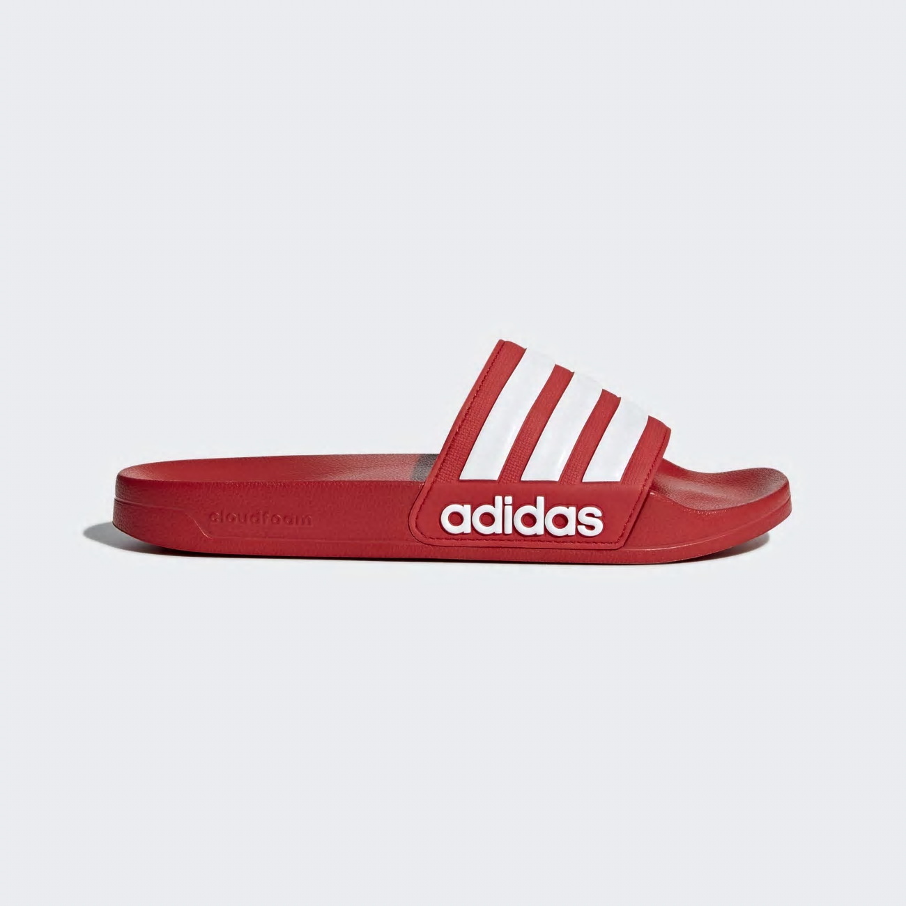 Adidas Adilette Cloudfoam Férfi Utcai Cipő - Piros [D10300]